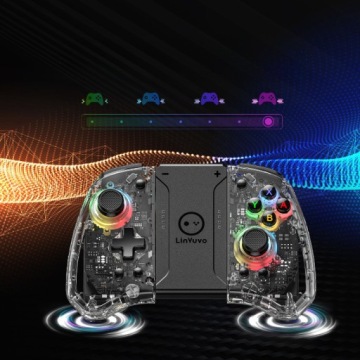 Беспроводной контроллер для Nintendo Switch Joypad Linyuvo KS41-1 RGB BT