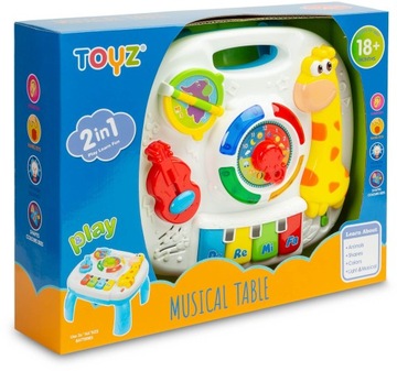 ИНТЕРАКТИВНЫЙ РАЗВИВАЮЩИЙ МУЗЫКАЛЬНЫЙ СТОЛ TOYZ