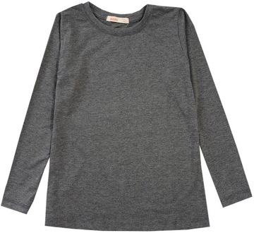 BLUZKA PODKOSZULEK KOSZULKA GŁADKA grafit 146 XPC