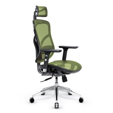 Fotel biurowy ergonomiczny DIABLO V-BASIC obrotowy czarno-zielony PREMIUM