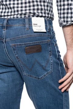 Męskie spodnie jeansowe proste Wrangler TEXAS W31 L34