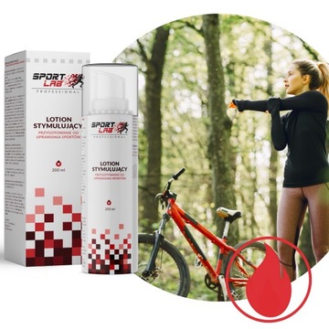 KREM ROZGRZEWAJĄCY SPORTLAB LOTION STYMULUJĄCY 200ML DLA ROWERZYSTÓW