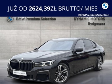 BMW Seria 7 G11-G12 Sedan Facelifting 4.4 750i 530KM 2021 BMW 750 MPakiet keyLess Dociągi Panorama Wentylowa