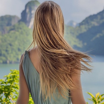 ВОЛОСЫ НА МИКРО КОЛЬЦА, НАТУРАЛЬНЫЕ СТРАНЖИ, МИКРО КОЛЬЦА, 60 СМ, натуральный блондин, 12