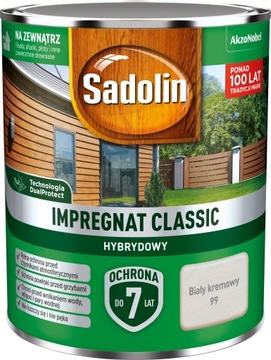 Sadolin Classic Hybrydowy Biały Kremowy 99 0,75L