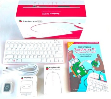 Raspberry Pi400 kit - klawiatura US, 4GB RAM, WiFi