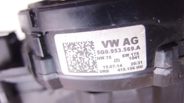 VW GOLF VII 1.6 TDI КОМБИНИРОВАННЫЙ ПЕРЕКЛЮЧАТЕЛЬ ПОДУШКИ БЕЗОПАСНОСТИ