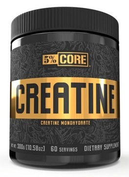 5% Nutrition 5% Core Creatine Monohydrate 300G KREATYNA krótki termin