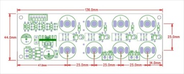 МОДУЛЬ СЕЛЕКТОРА ДЛЯ 4 АНАЛОГОВЫХ АУДИОВХОДОВ