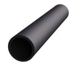 Aluminiowa Rura Okrągła Antracyt Ral 7016 16 x 2mm
