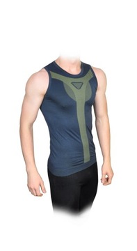 KOSZULKA TERMOAKTYWNA BEZSZWOWA NA RAMIĄCZKACH L