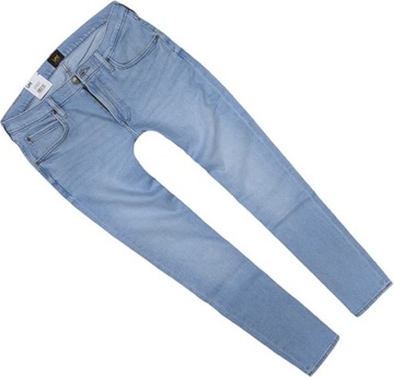 LEE LUKE spodnie jeansowe BLUE SKY LIGHT rurki slim tapered W30 L32