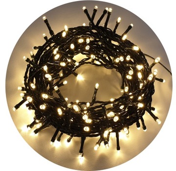 РОЖДЕСТВЕНСКИЕ ОГНИ 200 СВЕТОДИОДОВ БЕЛЫЕ НАРУЖНЫЕ ОГНИ В ПОМЕЩЕНИИ РОЖДЕСТВЕНСКИЕ ОГНИ