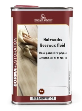 WOSK PSZCZELI W PŁYNIE DO MEBLI DREWNA BORMA WACHS BEZBARWNY 500ML