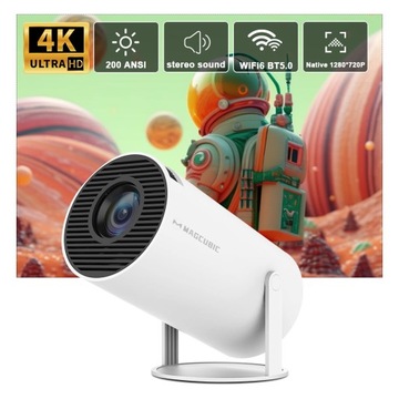 Проектор Transpeed 4K Android 11 с двумя Wi-Fi6 200