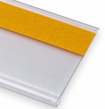 ИНФОРМАЦИОННЫЙ КАРМАН САМОКЛЕЯЩИЙСЯ, ПРОЗРАЧНЫЙ 30Х90 ММ – 100 ШТ.