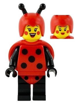 LEGO Minifigures Seria 21 Ladybug Girl Przebranie biedronka col377