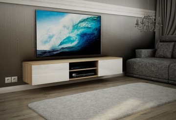 Тумба под телевизор Modern, Глянцевая, большая, 200 см