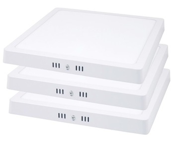 3x Panel LED plafon natynkowy 24W PREMIUM EMC