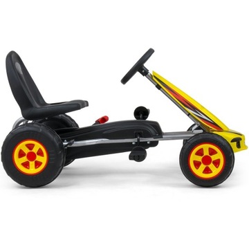 СПОРТИВНЫЙ КАРТ С ПЕДАЛЬАМИ ДЛЯ ДЕТЕЙ VIPER ТОРМОЗ БОЛЬШИЕ КОЛЕСА РЕГУЛИРУЕМЫЕ