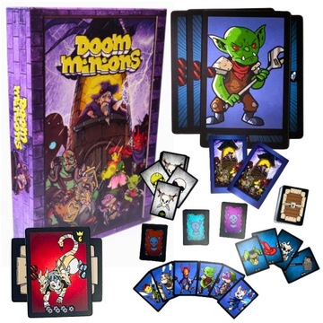 Gra Karciana Doom Minions po Polsku RETRO RPG FANTASY proste zasady szybka