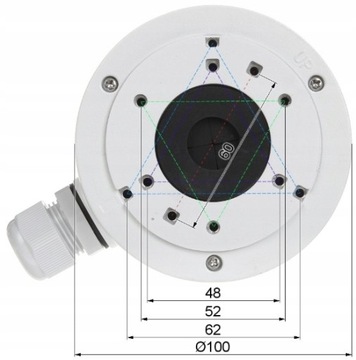 Коробка HIKVISION DS-1280ZJ-XS