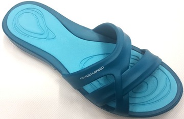 super lekkie KLAPKI damskie basen PANAMA 36 22,3cm