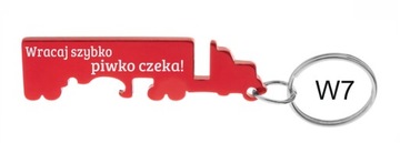 Brelok Tir ciężarówka grawer upominek otwieracz