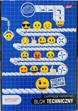 Blok techniczny A4 10k emoji St.Majewski