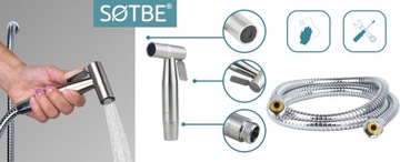 Ręczny zestaw natryskowy do bidetu i toalety SOTBE