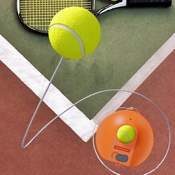 Тренажер для теннисного мяча оранжевого цвета