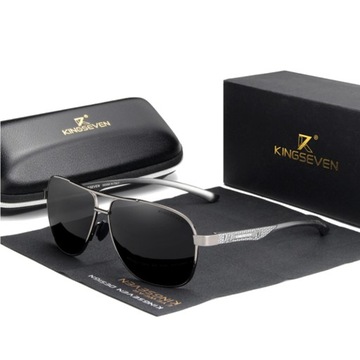 OKULARY PRZECIWSŁONECZNE KINGSEVEN UV400 PILOTKI
