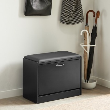 Маленькая обувница с клапаном и сиденьем Прихожая FSR16-SCH