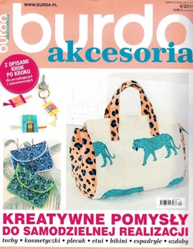 Burda akcesoria torby plecak etui 4 / 2019 wykroje