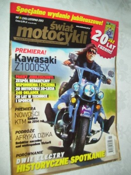 ŚWIAT MOTOCYKLI - KAWASAKI Z1000SX - 11/2013