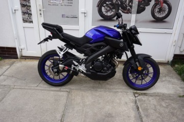 Наклейки Yamaha MT 125, комплект шпона, СИНИЕ