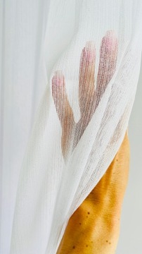 ТКАНЬ МОРОЗНАЯ ШТОРА PRINCESSA BAMBOO STRIPES полуматовая GLAMOUR SMOOTH 300