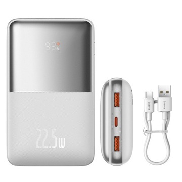 Bateria zewnętrzna Powerbank BASEUS 20000mAh PD 22,5W z kablem USB do Typ C