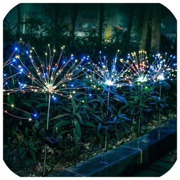 90 Led Lampa ogrodowa solarna drzewko dmuchawiec