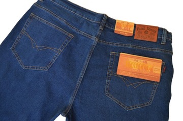 DUŻE DŁUGIE spodnie jeans pas 140-142cm W51 L34