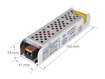 12V 80W 6.7A Светодиодный источник питания для тонкого модульного трансформатора IP20 светодиодной ленты
