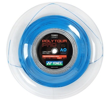 Naciąg Yonex Poly Tour Pro 125 ze szpuli blue 12m