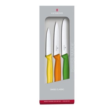 Victorinox 6.7116.31G, zestaw 3 noży do warzyw, Swiss Classic, op. prezent.