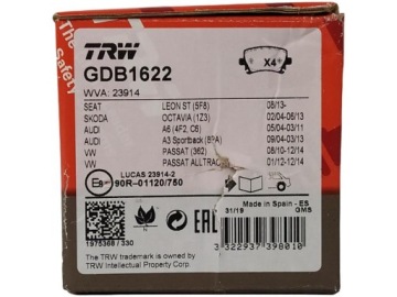 ДИСКИ TRW+колодки P+T VW PASSAT B6 B7 CC 312MM