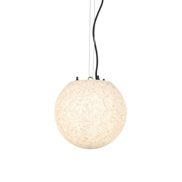 Nowoczesna lampa wisząca zewnętrzna szara 25 cm IP65 - Nura