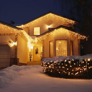 НАРУЖНЫЕ РОЖДЕСТВЕНСКИЕ ОГНИ СО ВСПЫШКОЙ 300 СВЕТОДИОДНЫХ БАЛКОНОВ