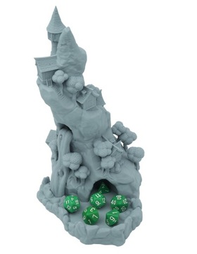 Башня для игры в кости в горном поселении - Башня для игры в кости Светло-серый
