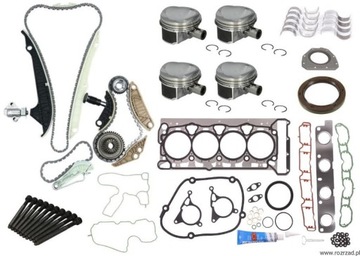 KPL 4X PÍSTY AUDI A3 VW GOLF 5 6 PASSAT B6 B7 2.0
