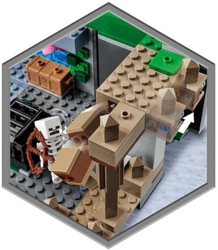 LEGO Minecraft 21189 Скелет в подземелье в подарок