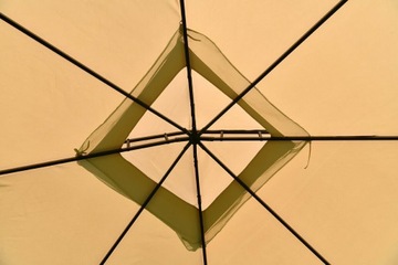 Павильон палаточного сада Алтана Ванкувер 3х3м комары сетевая стена сильная бежевая